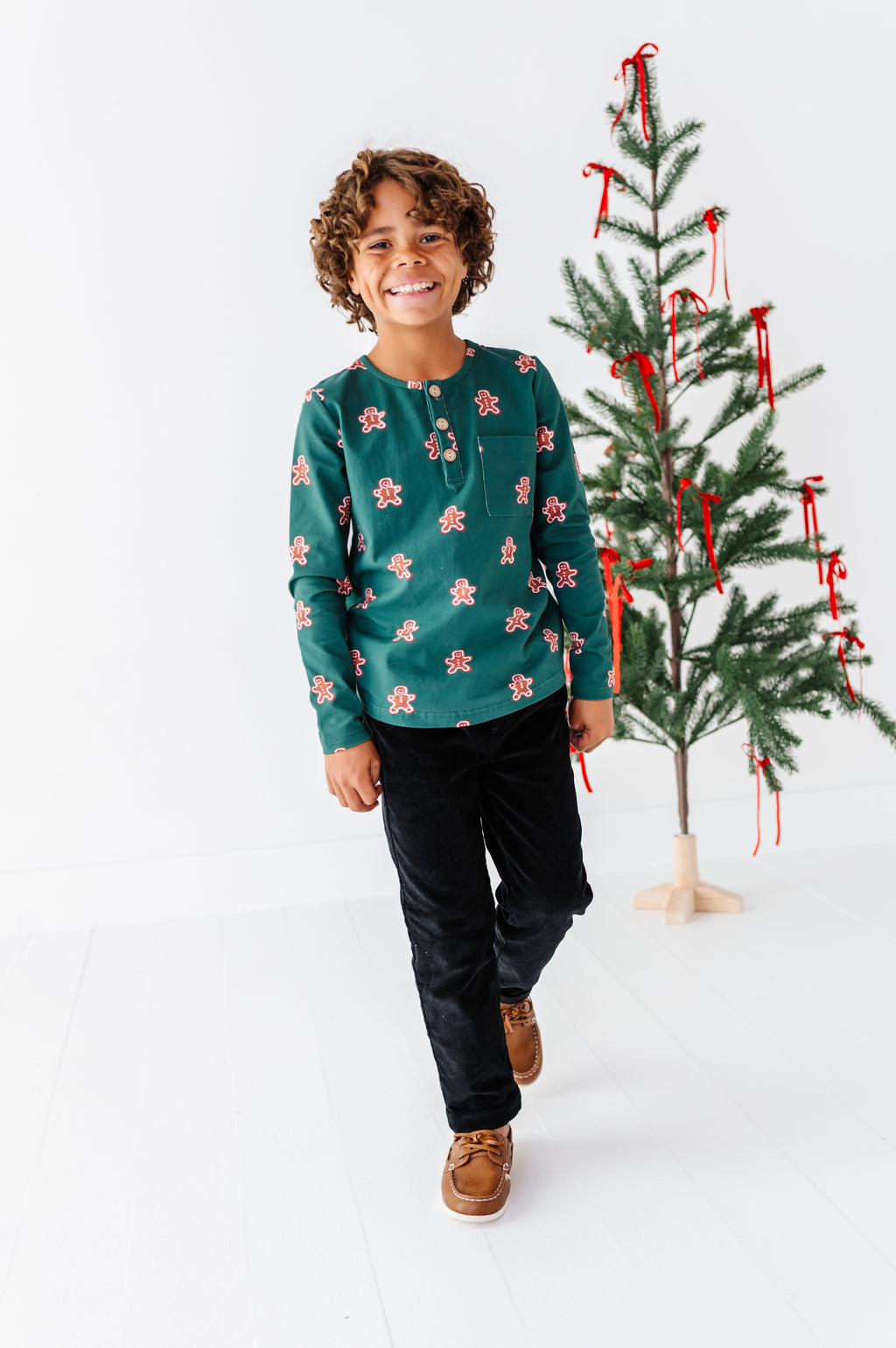 Gingerbread Lane | Button Henley