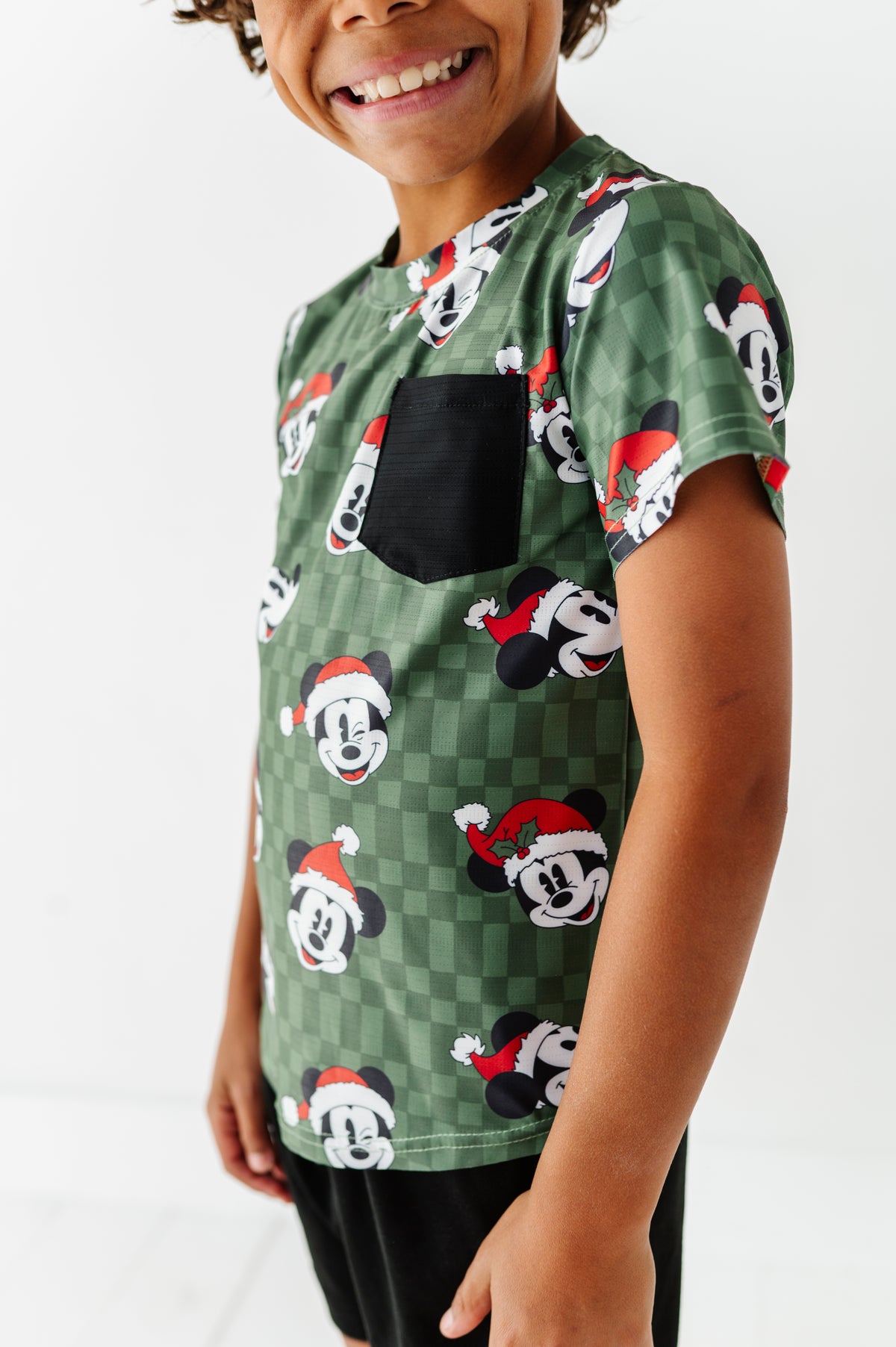 Mickey's Evergreen Check | KIDS Dri-Fit Tee