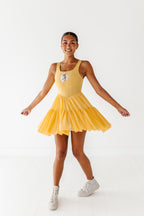 Belle (ADULT) | Buttercrem Mesh DRESS