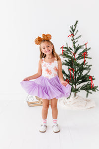 Lavender Gingerbread | (KIDS) Mesh DRESS