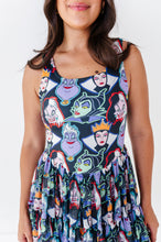 Load image into Gallery viewer, Villains (black) | ADULT Mesh Dress