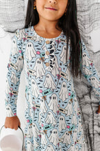 Load image into Gallery viewer, Preppy Ghost | BAMBOO NIGHTGOWN (with shorts!)