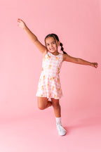 Puppy Picnic | Open Sides Active Dress (with shorts!)