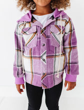 Load image into Gallery viewer, LAVENDER | FLANNEL SHACKET