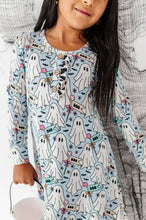 Load image into Gallery viewer, Preppy Ghost | BAMBOO NIGHTGOWN (with shorts!)