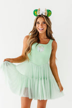 Tink (ADULT) | Lime Mesh DRESS