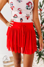 Load image into Gallery viewer, Holly Berry | (ADULT) Mesh Skort