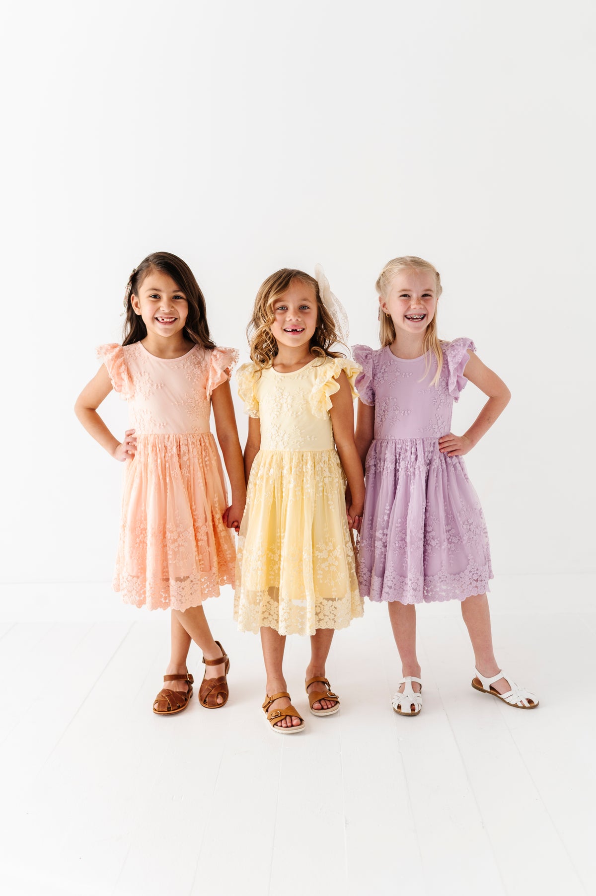 Petal Peach | LACE DRESS