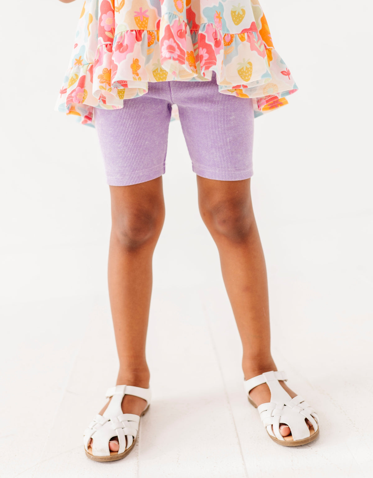 Iris | RIBBED BIKER SHORTS