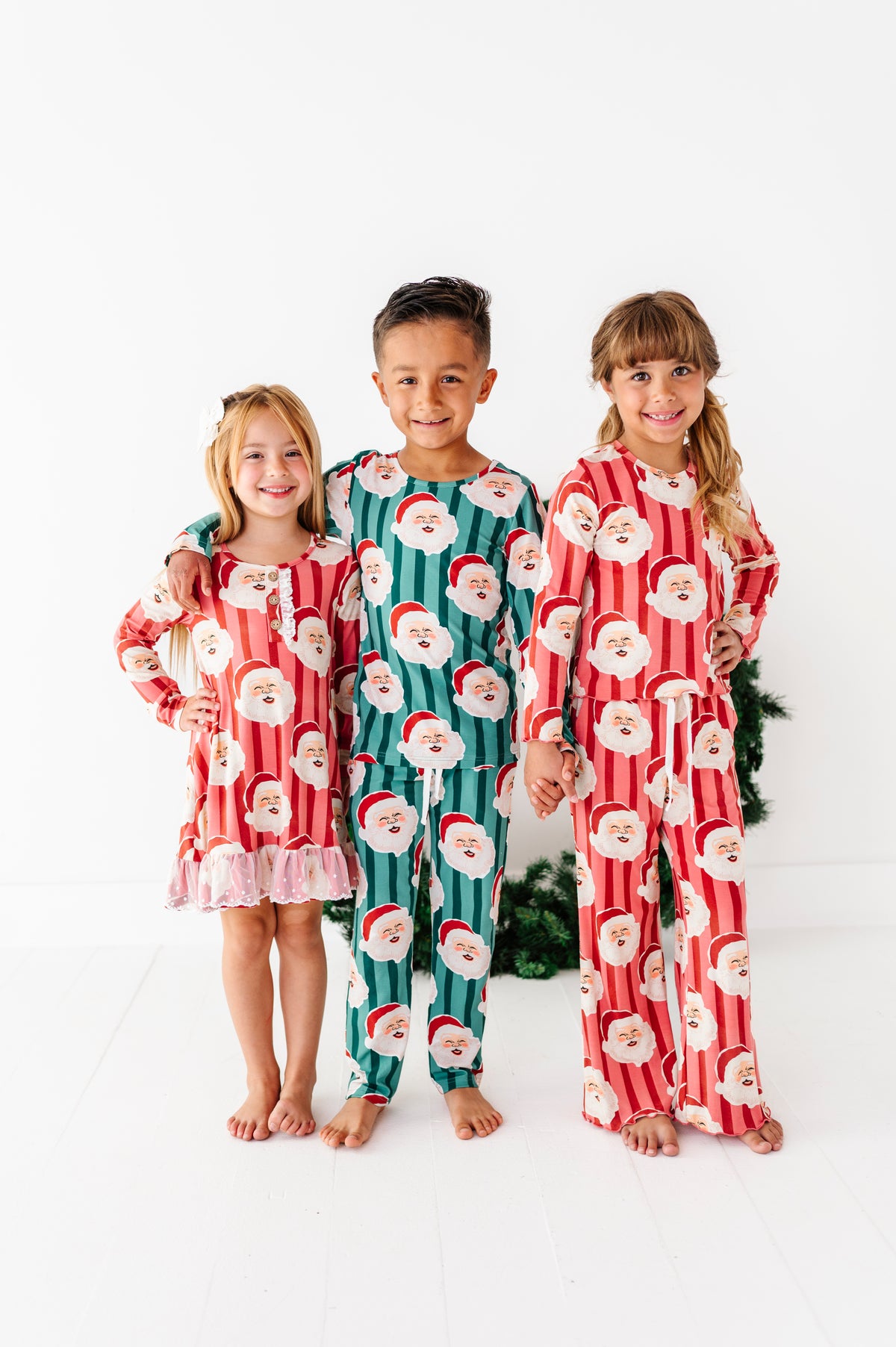 RED Santa Stripes | DRESS (with shorts!)