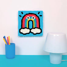 Load image into Gallery viewer, Pom pom art: Rainbow