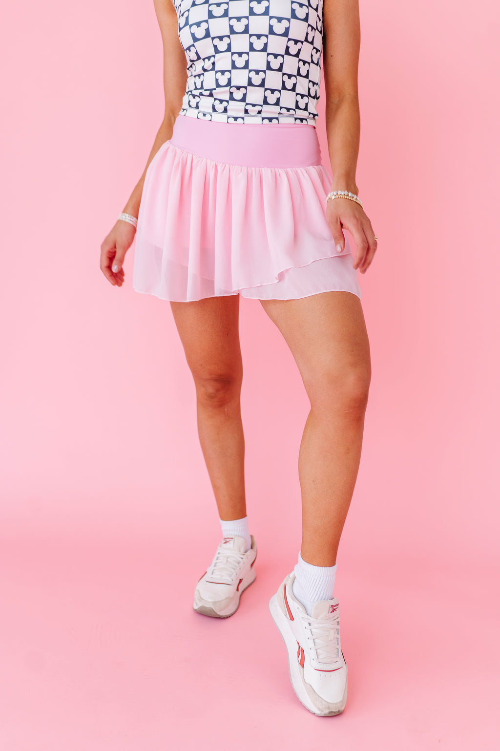 Pretty In Pink Criss-Cross | ADULT SKORT