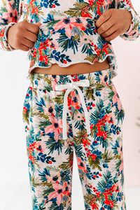 Holly Floral | GIRLS WIDE-LEG SET
