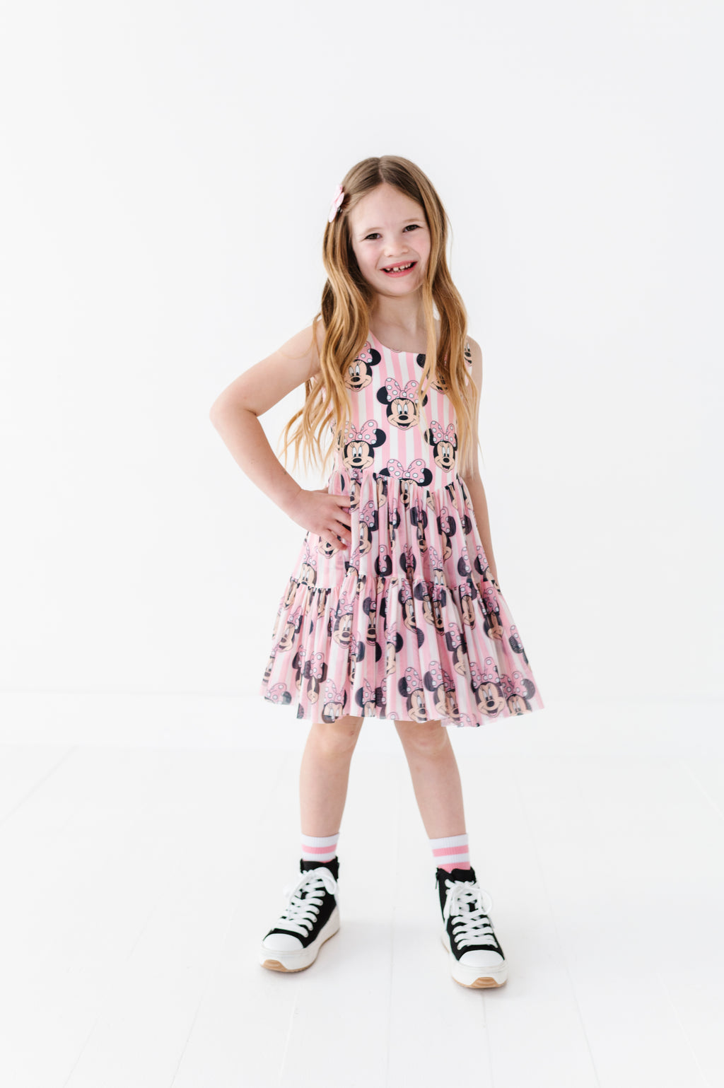 MINNIE Stripe (KIDS) | Mesh DRESS