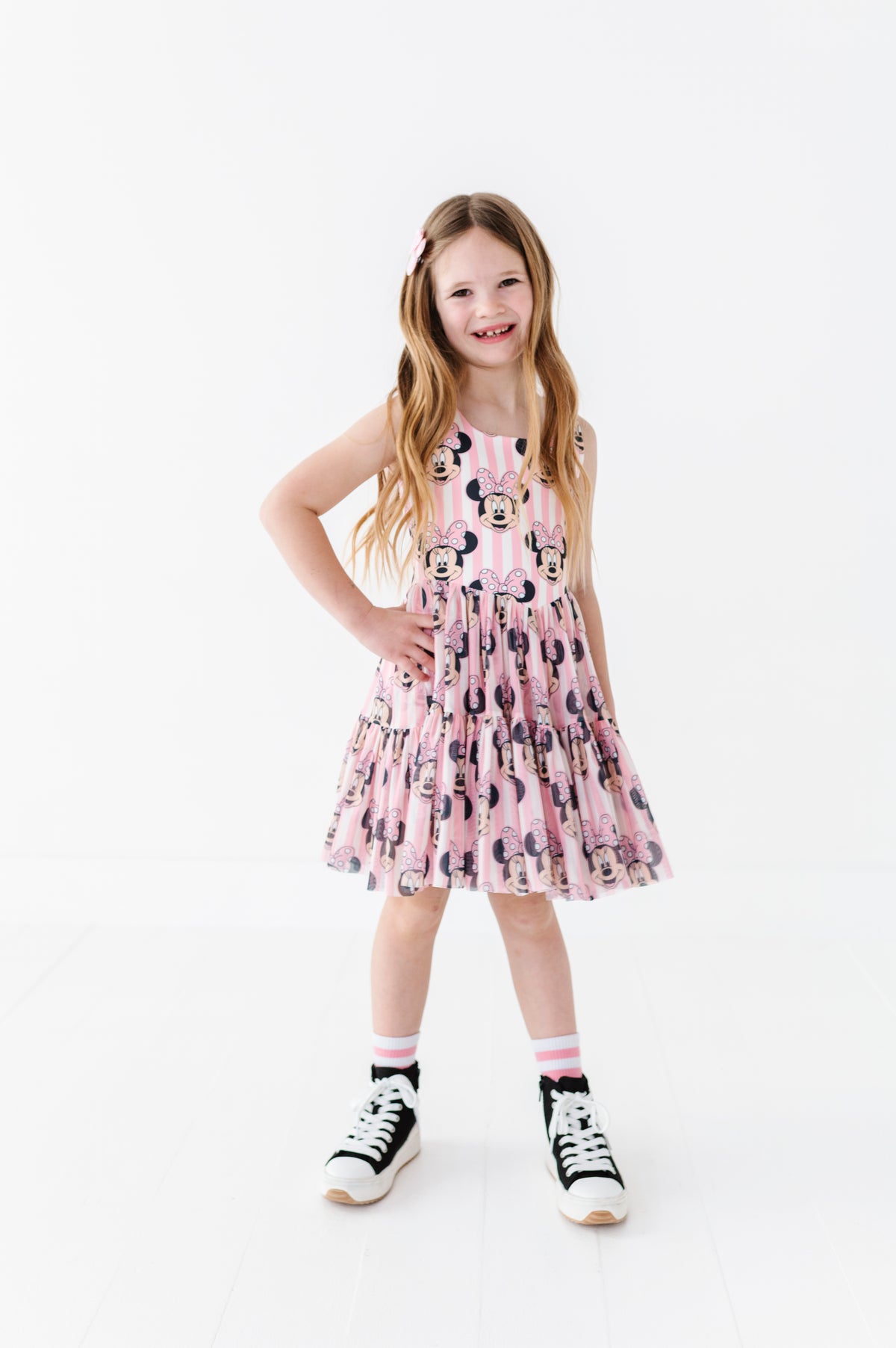 MINNIE Stripe (KIDS) | Mesh DRESS