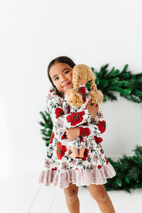 HOLIDAY FLORAL | DOLL DRESS