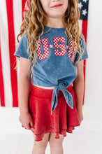 Load image into Gallery viewer, Red RIBBED | Skort