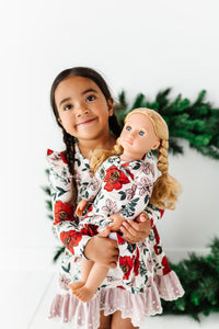 HOLIDAY FLORAL | DOLL DRESS