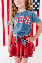 Load image into Gallery viewer, Red RIBBED | Skort