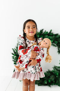 HOLIDAY FLORAL | DOLL DRESS