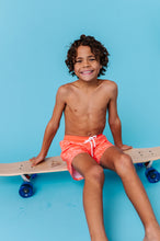 Load image into Gallery viewer, Coral Coastal | BOYS SWIM SHORTS