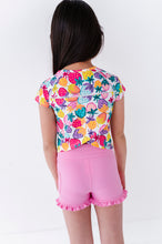 Load image into Gallery viewer, Cotton Candy | Ruffle RIB Biker Shorts
