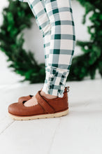 Load image into Gallery viewer, Pine Plaid | SLIM Ruffle Leggings