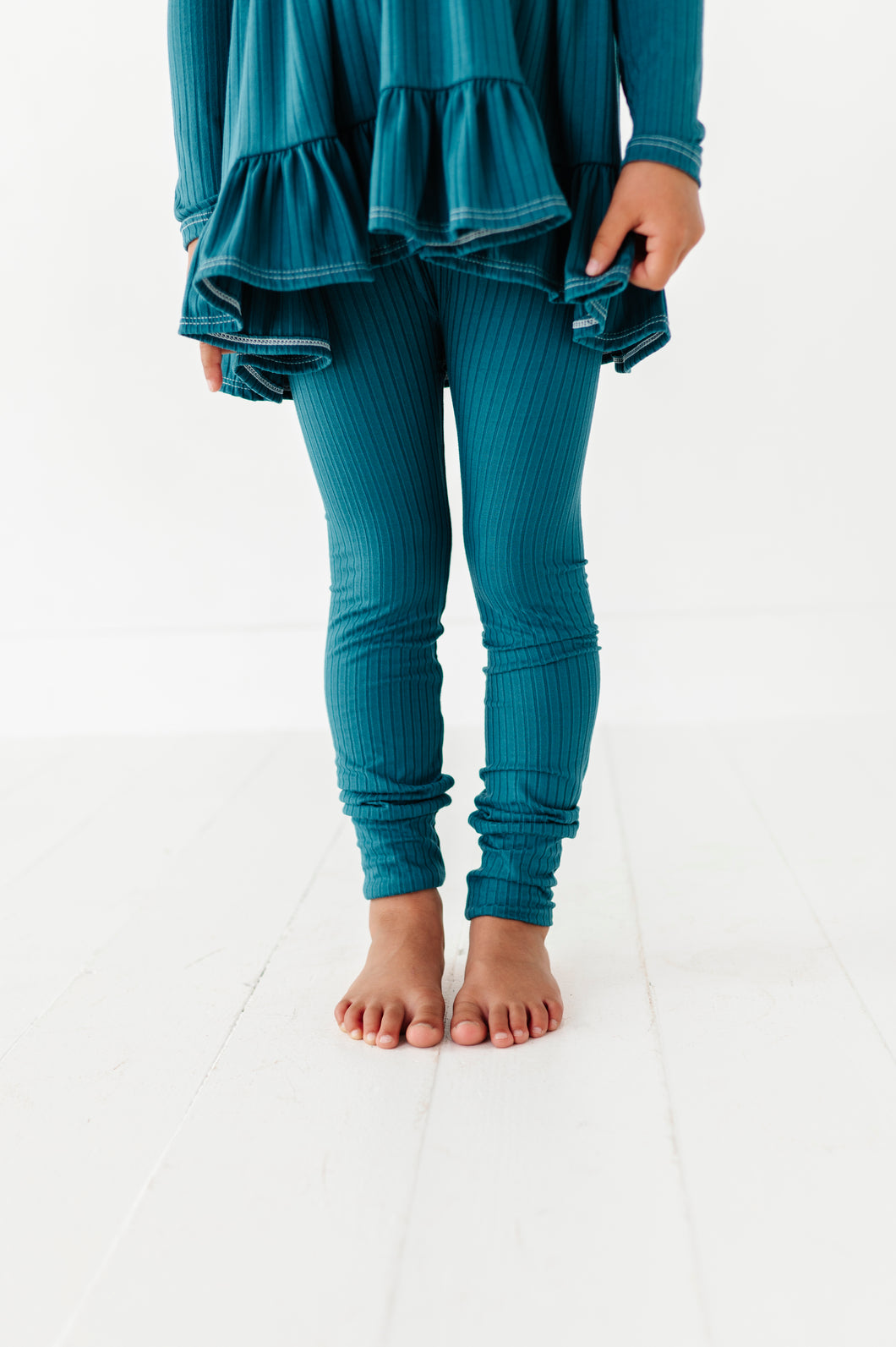 JADE RIB | Slim Leggings