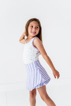 Lavender Petite Floral | Retro Tank SET