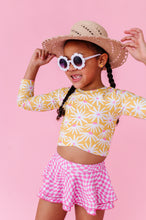 Load image into Gallery viewer, Happy Daisy | RASHGUARD SKIRTED 2-PIECE