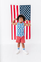 Load image into Gallery viewer, Checkered USA | BOYS TANK