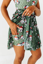 Load image into Gallery viewer, Mickey's Evergreen Check | ADULT Mesh Dress