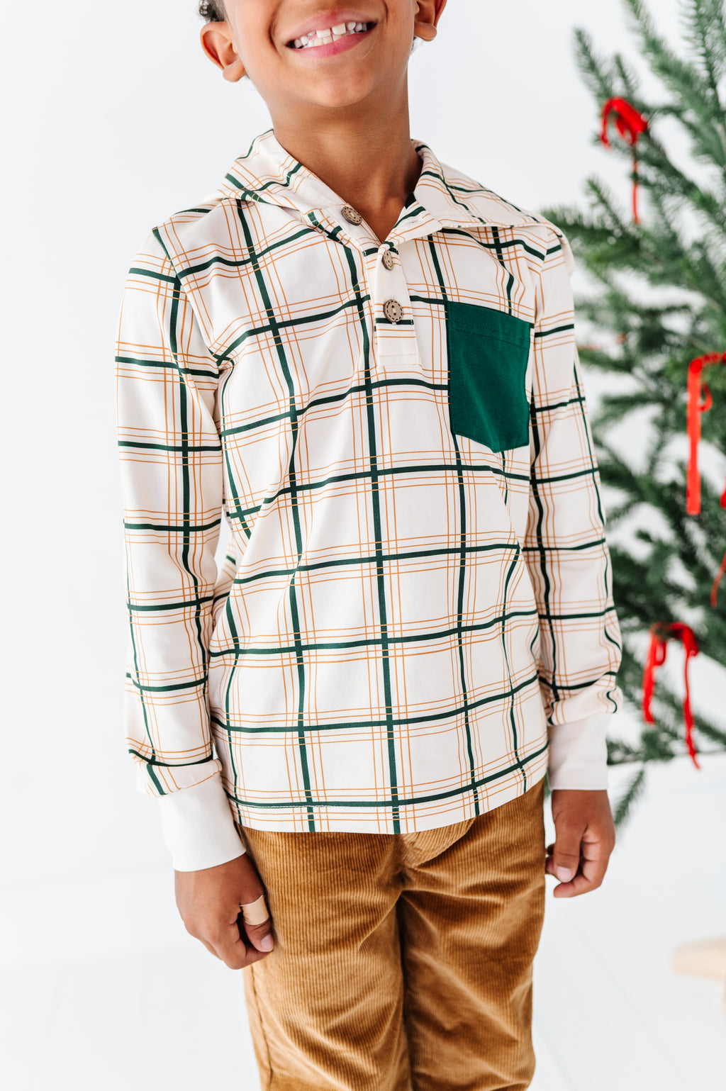 Hearth Plaid | Hoodie Henley