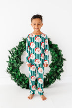 Load image into Gallery viewer, GREEN Santa Stripes | BOYS 2-Piece SET