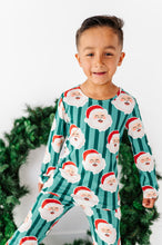 Load image into Gallery viewer, GREEN Santa Stripes | BOYS 2-Piece SET