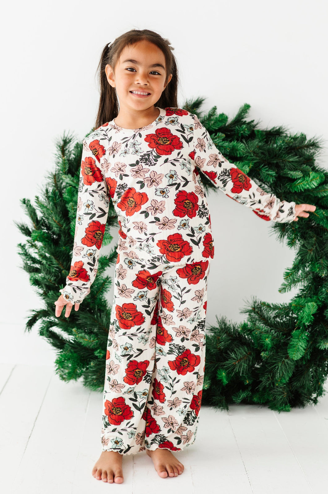 HOLIDAY FLORAL| RIBBED Set