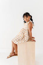 Load image into Gallery viewer, Honey Gingham | TIE-BACK DRESS