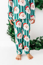 Load image into Gallery viewer, GREEN Santa Stripes | BOYS 2-Piece SET