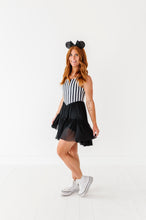Load image into Gallery viewer, Midnight Stripes | (ADULT) Mesh DRESS