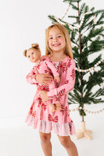 Load image into Gallery viewer, Peppermint Bows | DRESS (with shorts!)