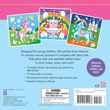 Load image into Gallery viewer, Color-By-Foil Book: Unicorns (10 scenes)