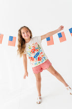 Load image into Gallery viewer, Floral USA | KIDS Cream Tee