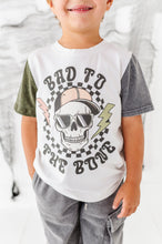 Load image into Gallery viewer, Bad to the Bone | COLOR-BLOCK TEE