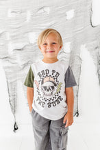 Load image into Gallery viewer, Bad to the Bone | COLOR-BLOCK TEE