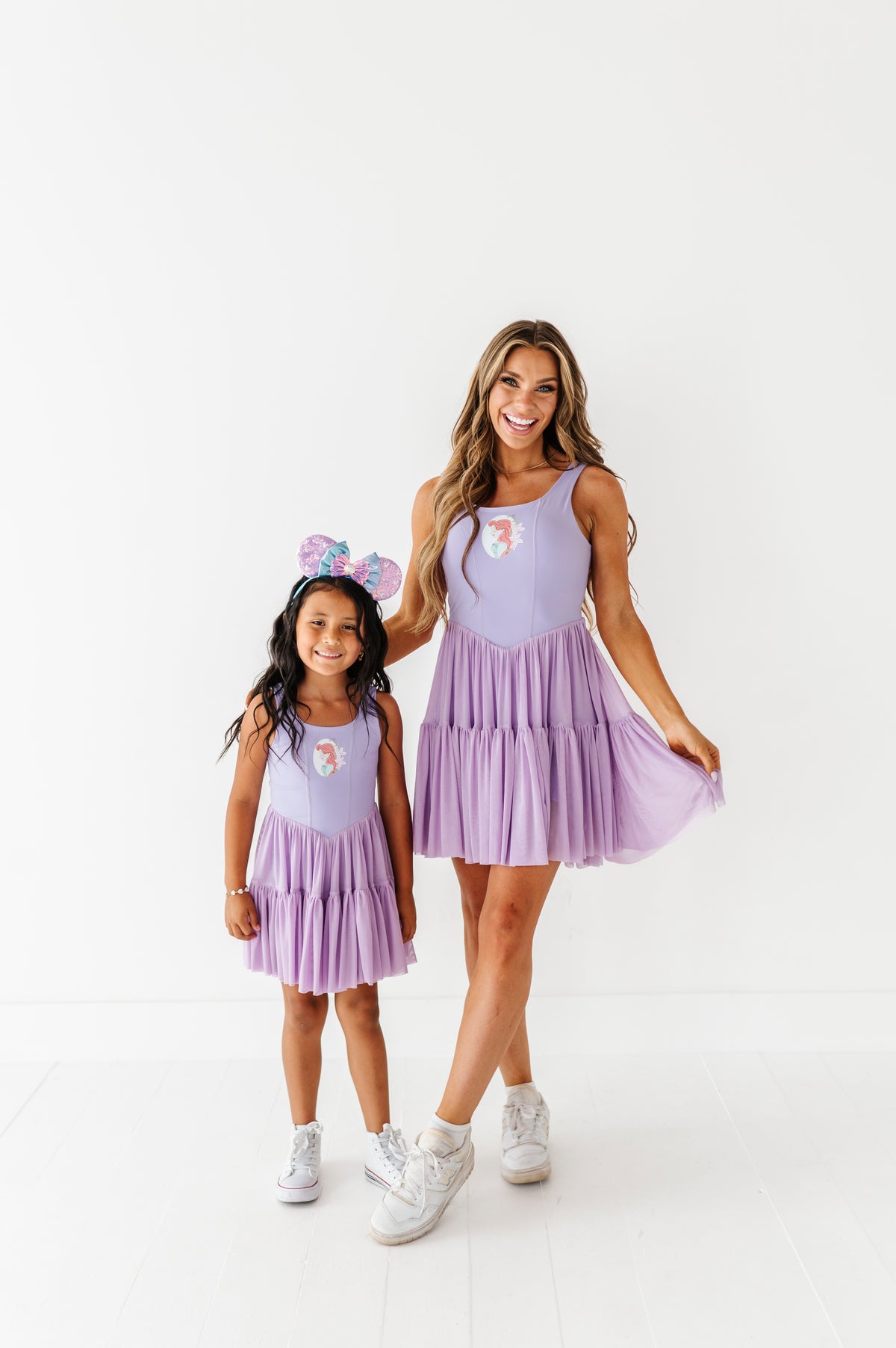 Ariel (ADULT) | Orchid Mesh DRESS