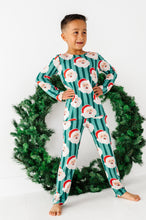 Load image into Gallery viewer, GREEN Santa Stripes | BOYS 2-Piece SET