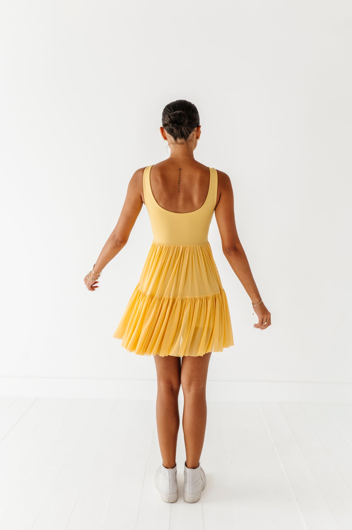 Belle (ADULT) | Buttercrem Mesh DRESS