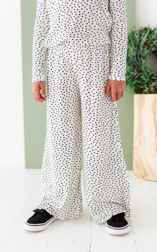 White Dot | RIB Wide Leg Pants