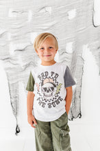 Load image into Gallery viewer, Bad to the Bone | COLOR-BLOCK TEE
