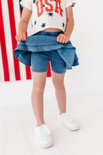 Load image into Gallery viewer, Navy RIBBED | Skort